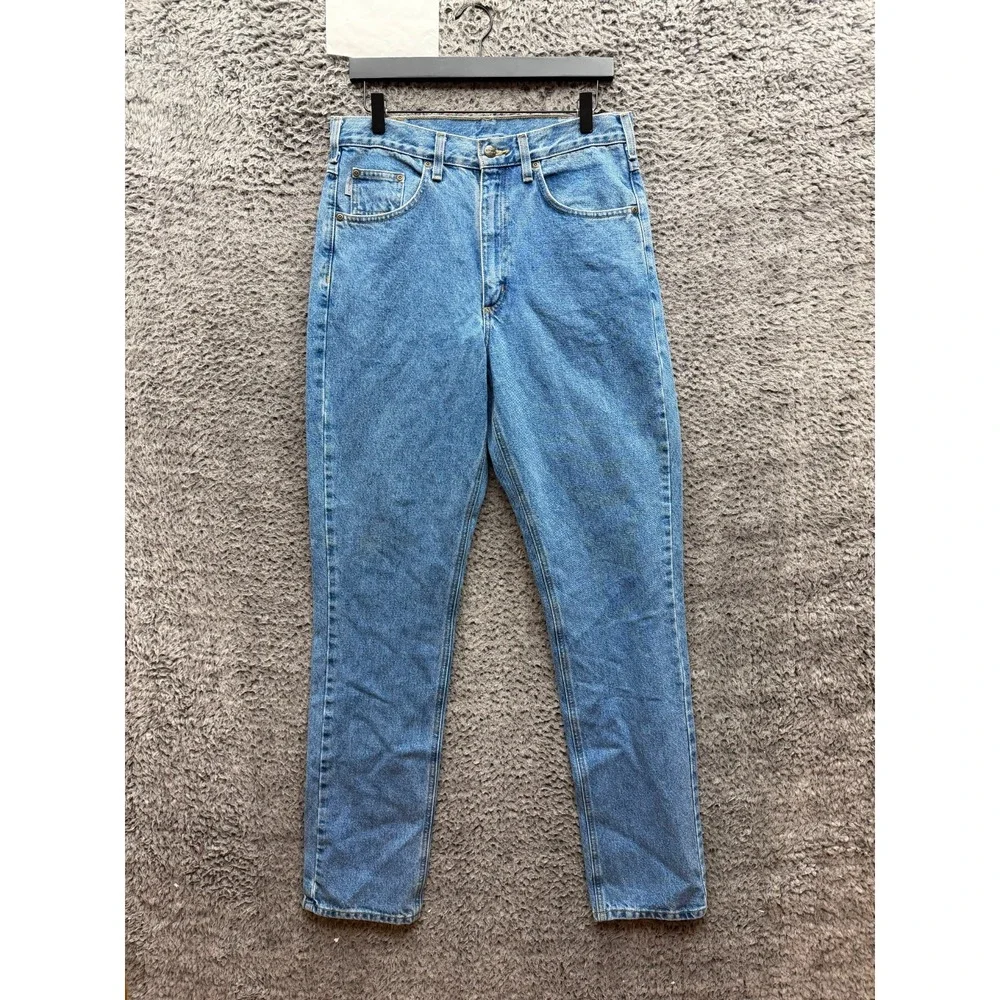 Carhartt B18 Traditional Fit Straight Denim Jeans Blue Stonewash Size 32 x 36
